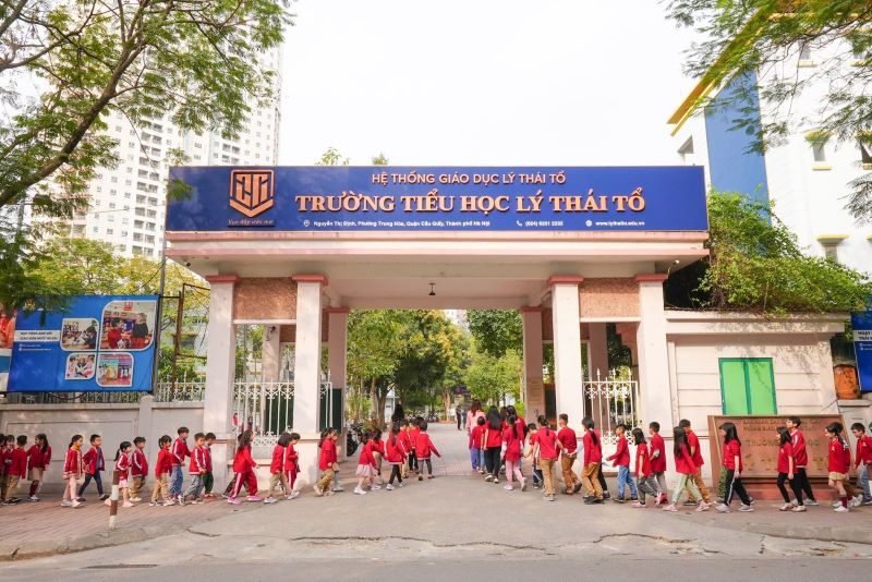Trường tiểu học uy tín tại Hà Nội Lý Thái Tổ