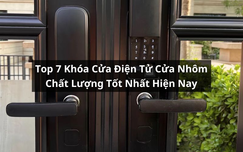 khóa cửa điện tử cửa nhôm