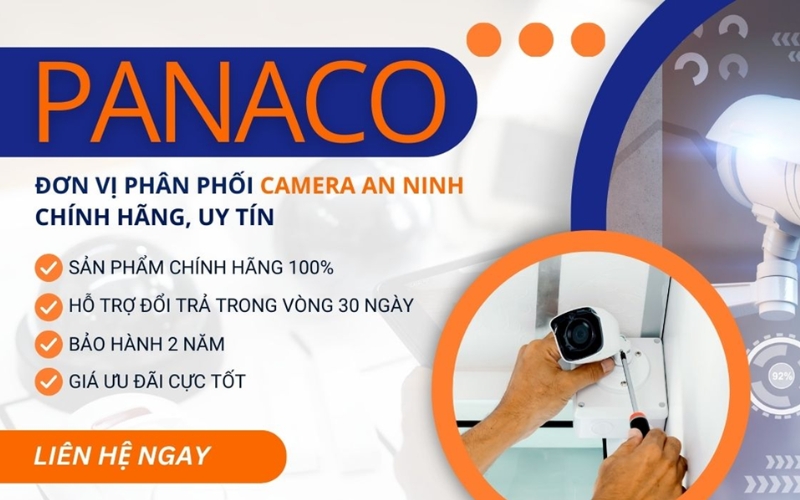 Công ty phân phối và lắp đặt camera gia đình PANACO