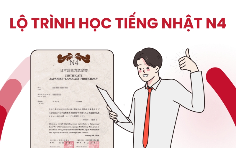 lộ trình học tiếng Nhật N4