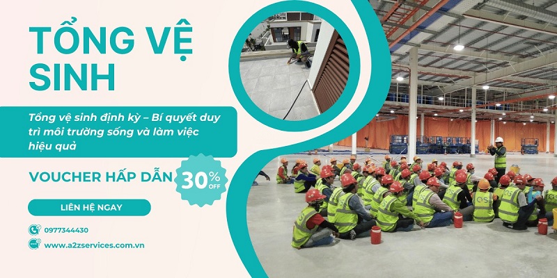 Dịch vụ dọn dẹp vệ sinh văn phòng A2Z
