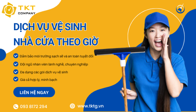 Dịch vụ dọn nhà trọn gói tại TKT Company