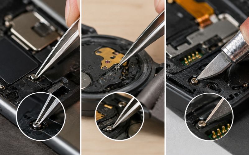 ách mở ốc đinh vít kích thước nhỏ không cần tua