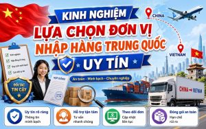 kinh nghiệm lựa chọn đơn vị nhập hàng trung quốc